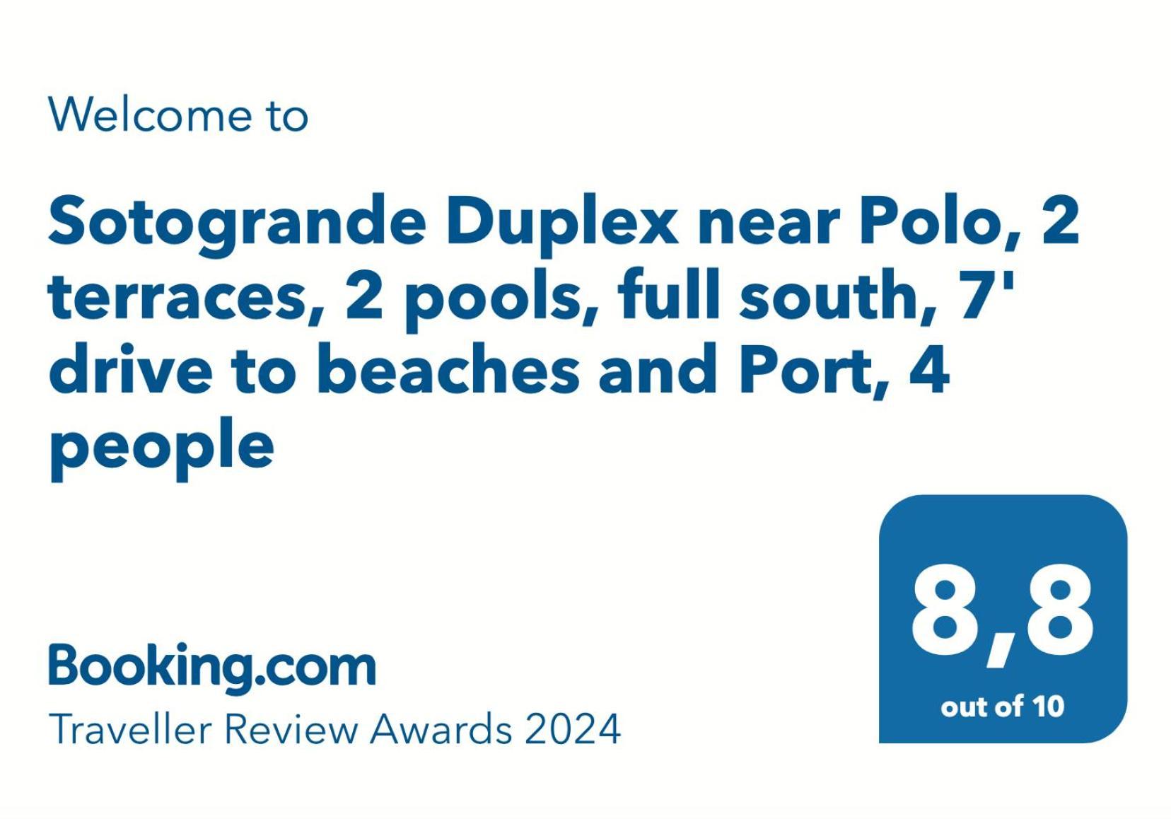 Sotogrande Duplex Near Polo, Best Pool View, 2 Pools, Full South, 7 Drive To Beaches And Port エクステリア 写真